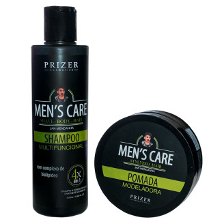 KIT MENS CARE Shampoo e Pomada - JAN MENDANHA